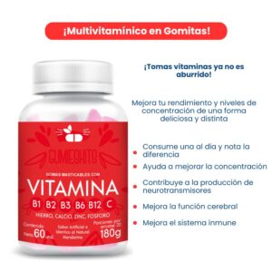 multivitamínicos en gomitas para adultos