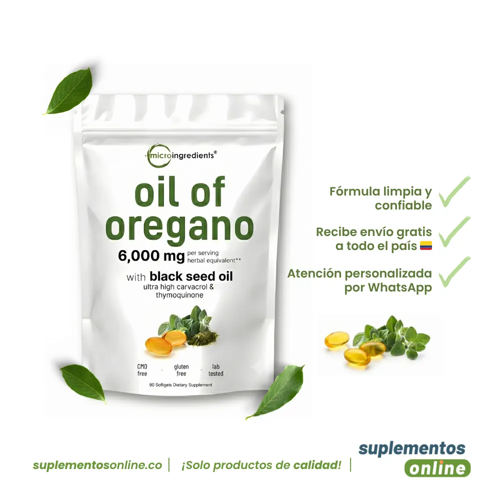 Aceite de orégano en cápsulas - Micro Ingredients