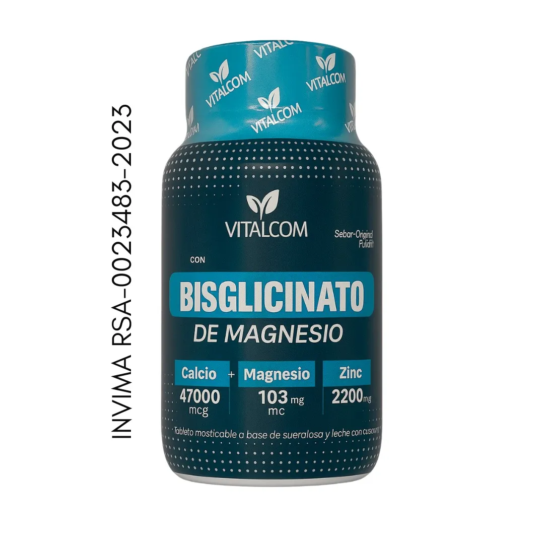 Bisglicinato de Magnesio por 60 tabletas