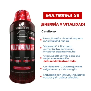 MULTIBRINA X6 - Multivitamínico y potenciador