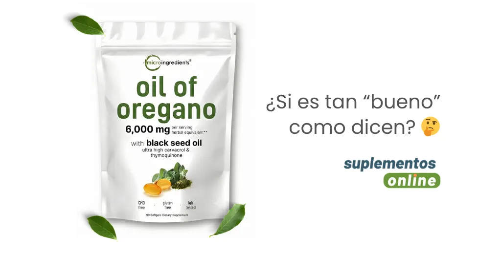¿Por qué recomiendo el aceite de orégano Microingredients?